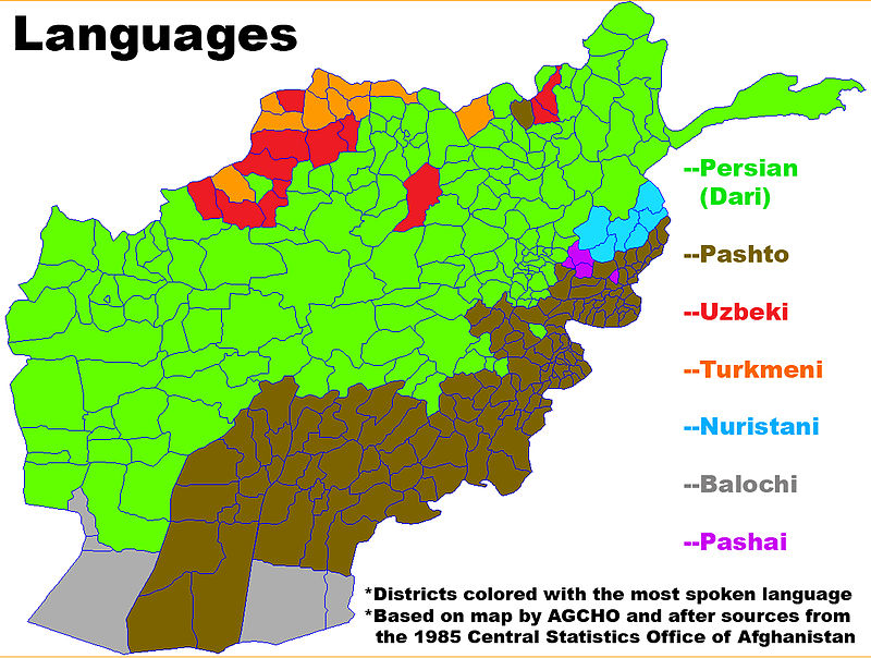 Languages in Afghanistan