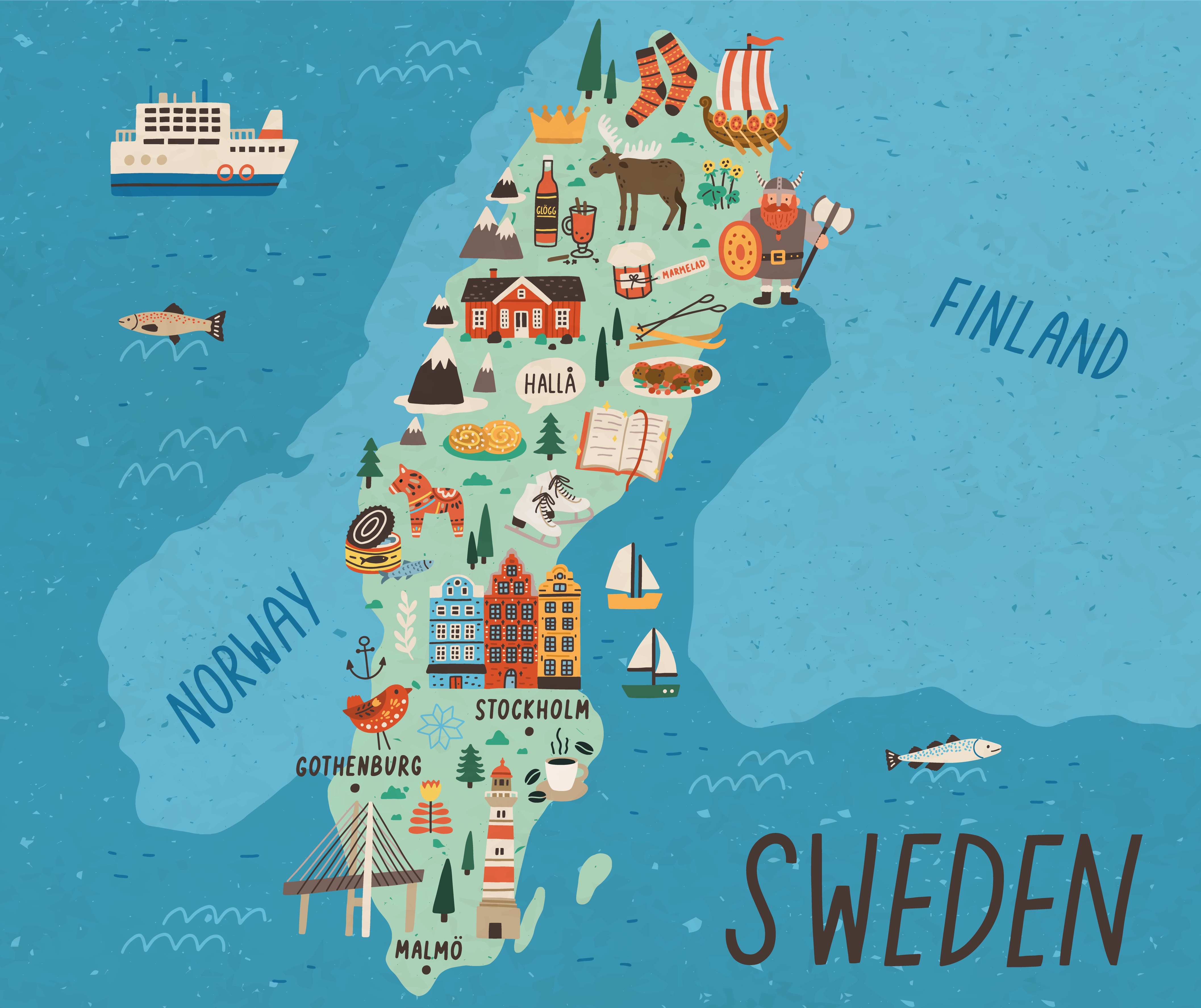 Attractions of Sweden